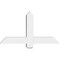 Ekena Millwork Eugene Architectural Grade PVC Gable Bracket, 36"W x 19 1/2"H x 4"D x 4"F, 13/12 Pitch GBP036X20X0404EUG00 - alternate 3